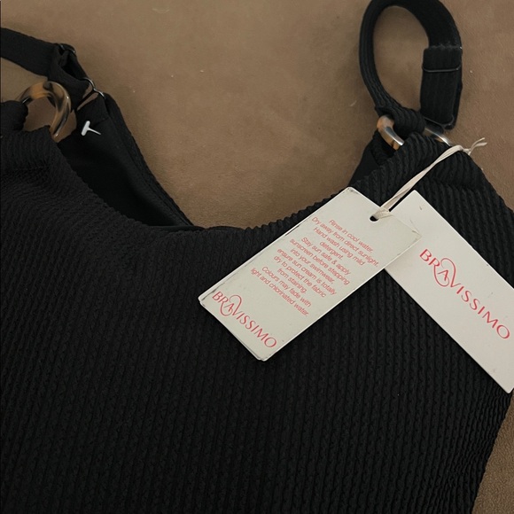 Bravissimo Miami Black swimsuit large 36G/36I (US) NWT no wires, no fasteners!! - Picture 8 of 9